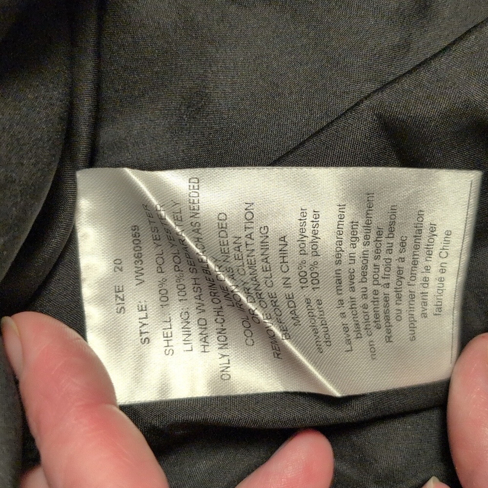 Like New Black Strapless Satin Bridal Dress - Picture 5 of 5